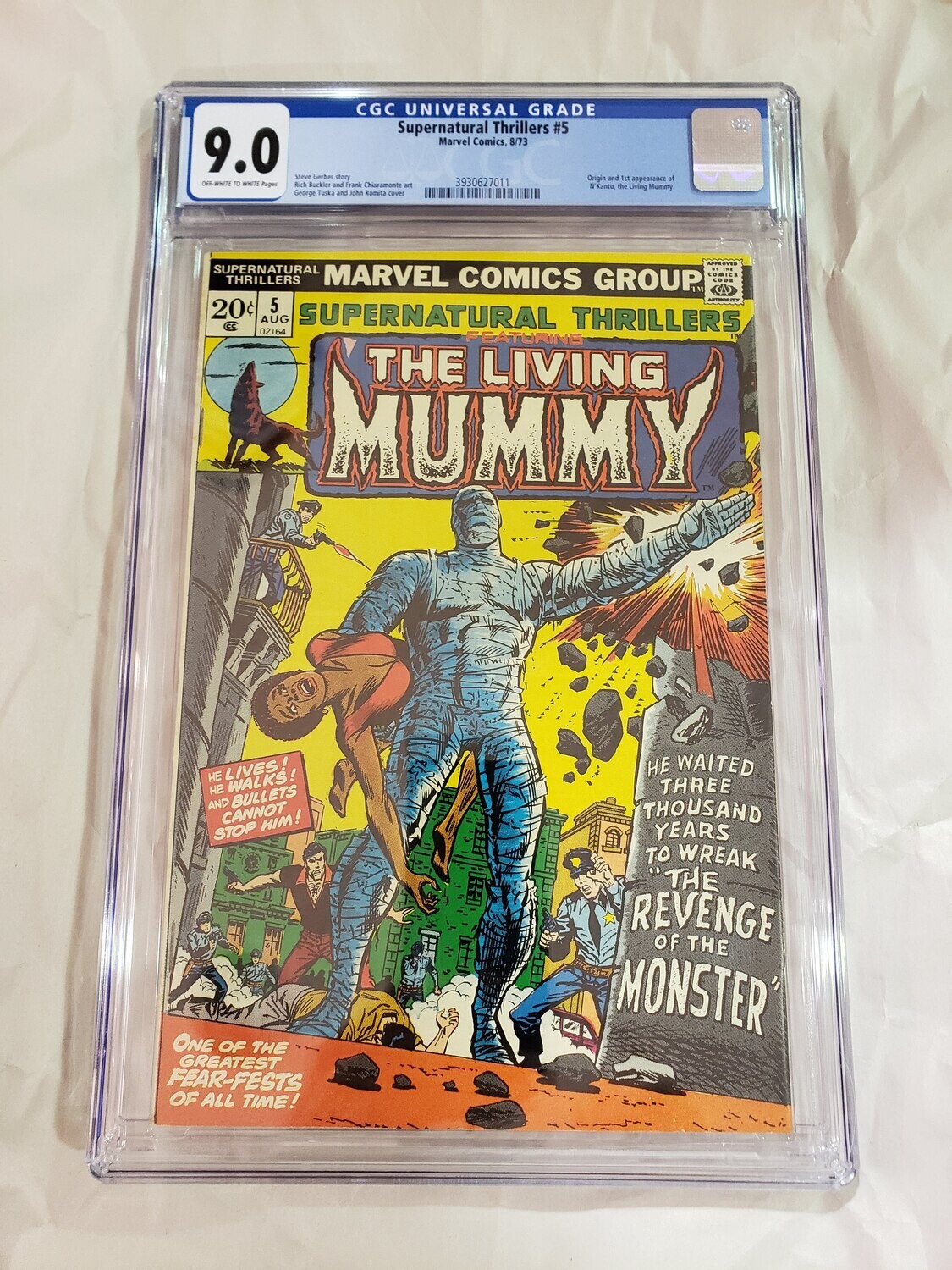 The Living Mummy #5 CGC 9.0