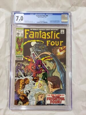 Fantastic Four #94 CGC 7.0