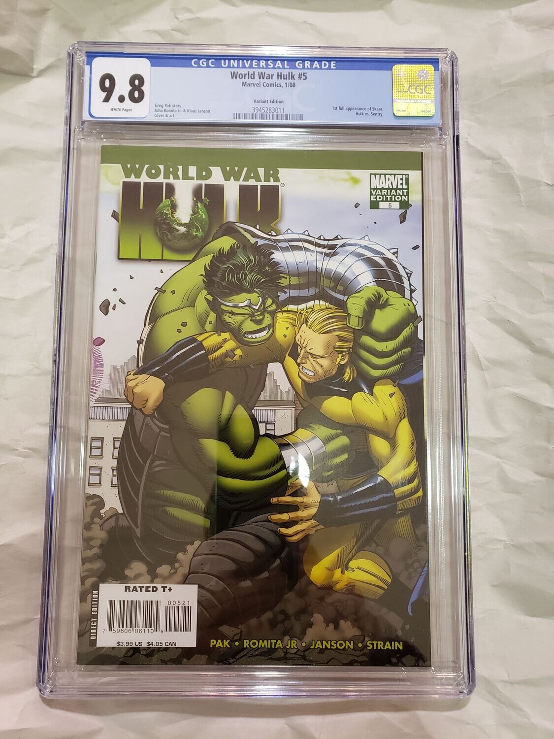 World War Hulk #5 CGC 9.8