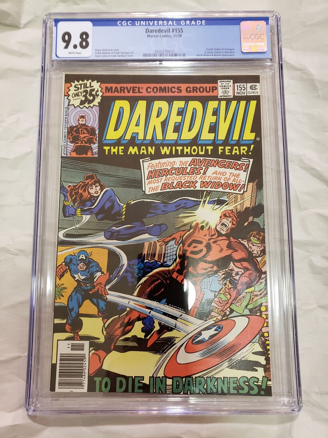 Daredevil #155 CGC 9.8