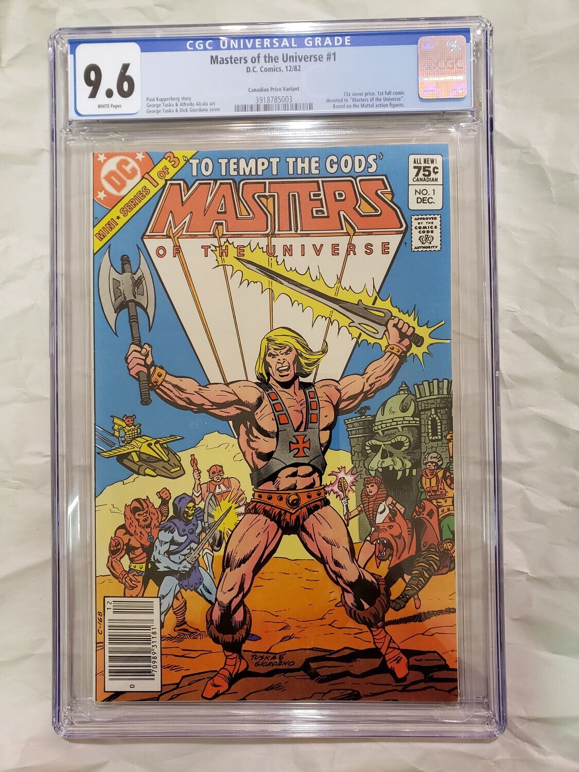 Masters Of The Universe # 1 CGC 9.6