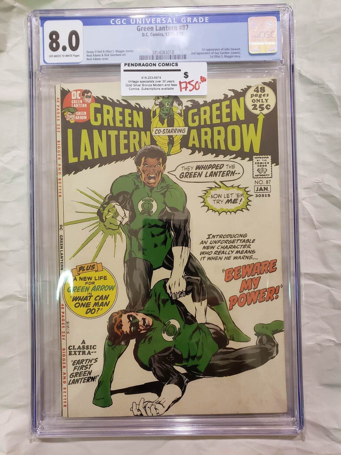 Green Lantern #87 CGC 8.0