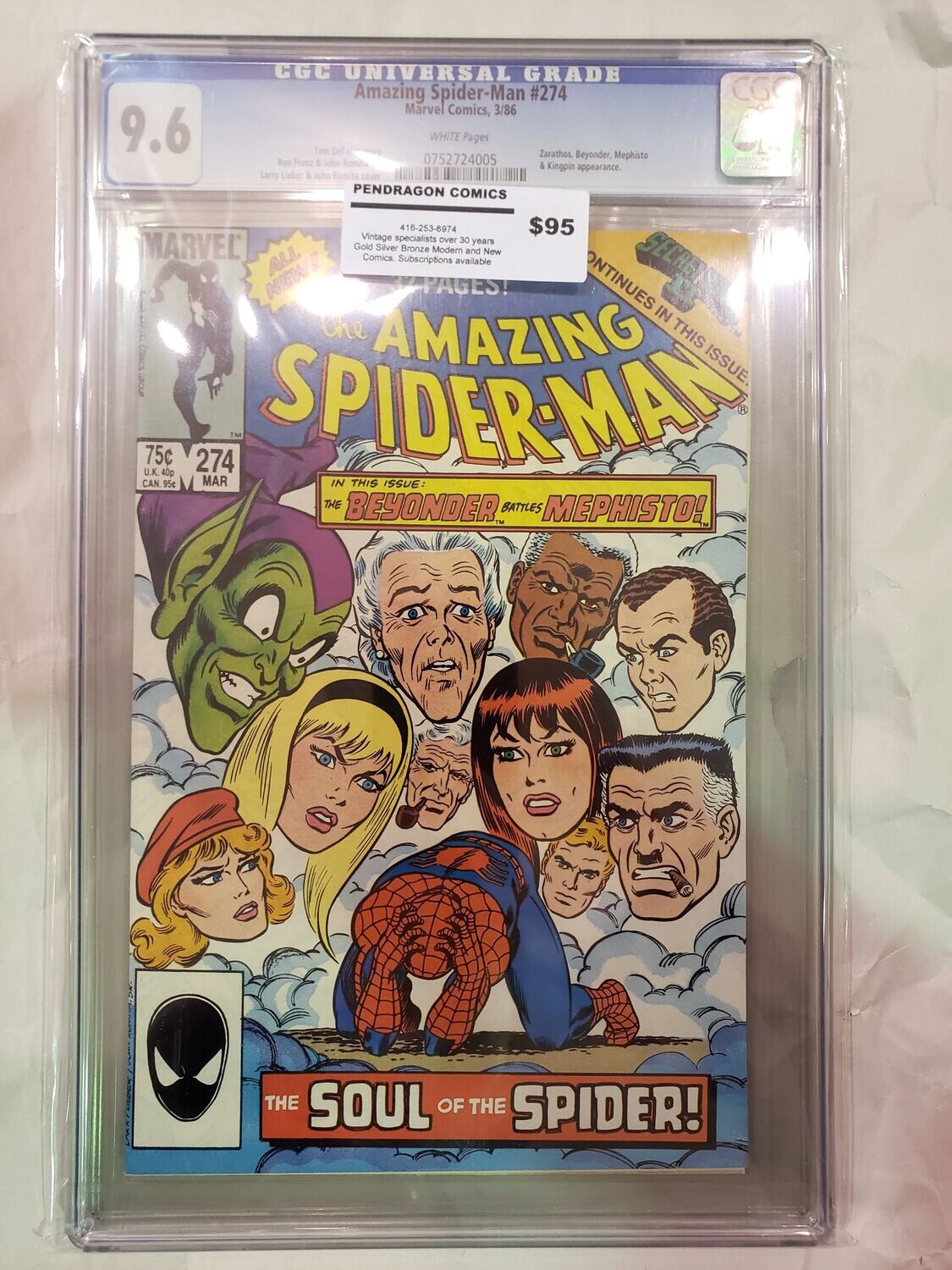Amazing Spider-Man #274 CGC 9.6
