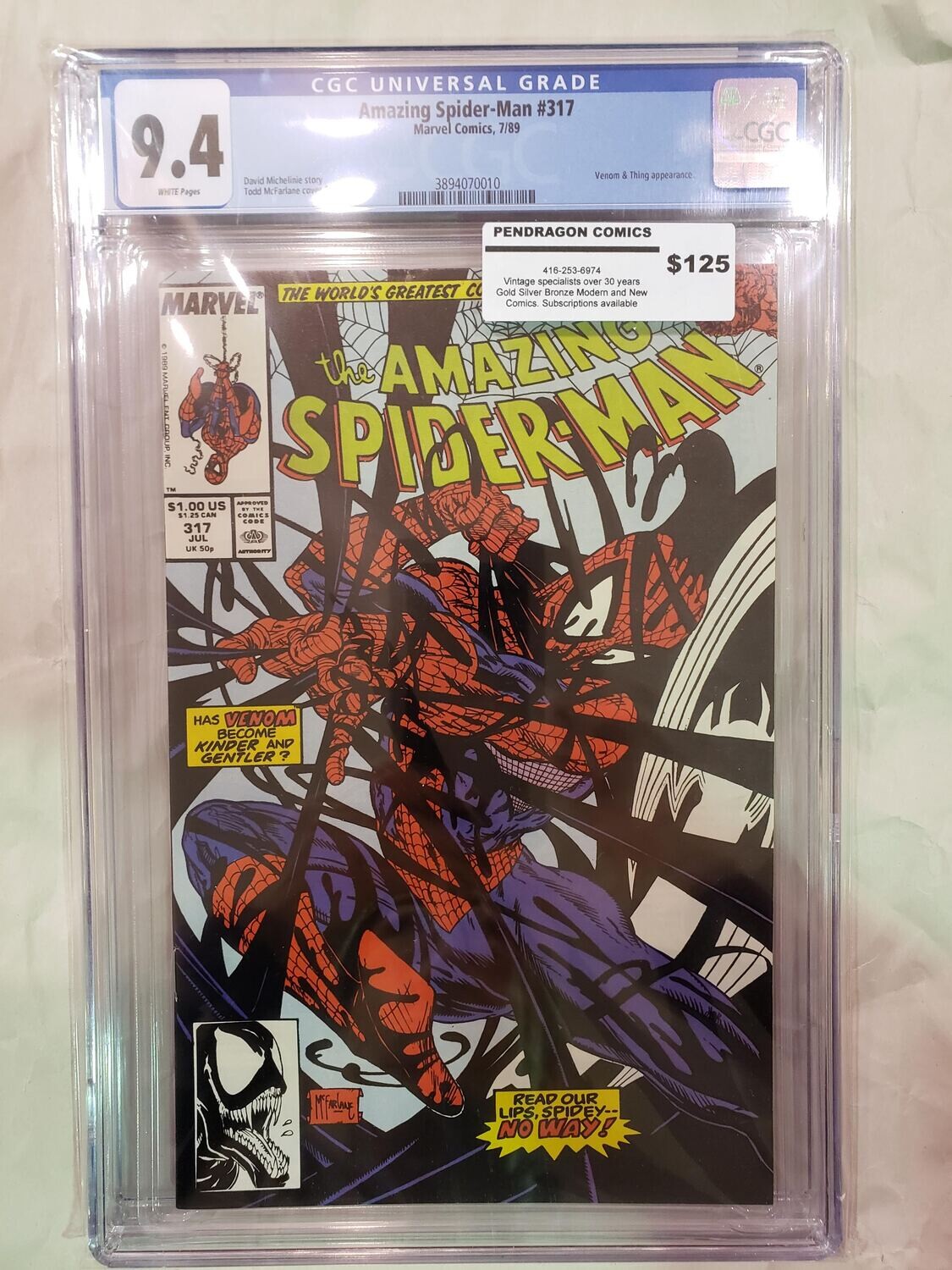 Amazing Spider-Man #317 CGC 9.4