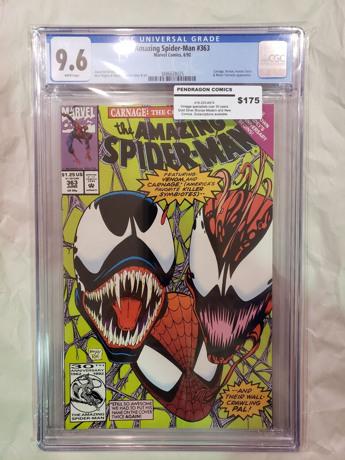 Amazing Spider-Man #363 CGC 9.6