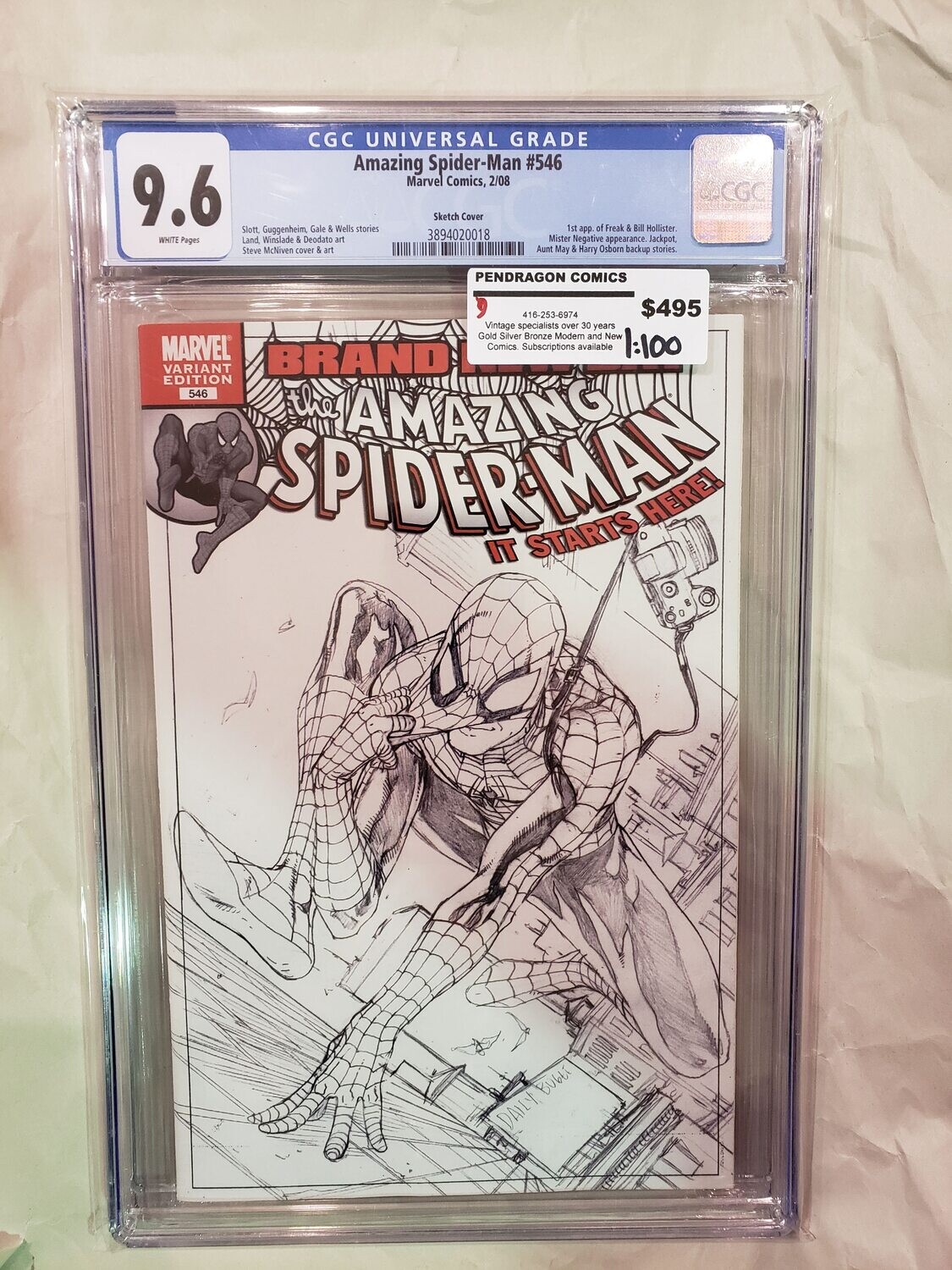 Amazing Spider-Man #546 CGC 9.6