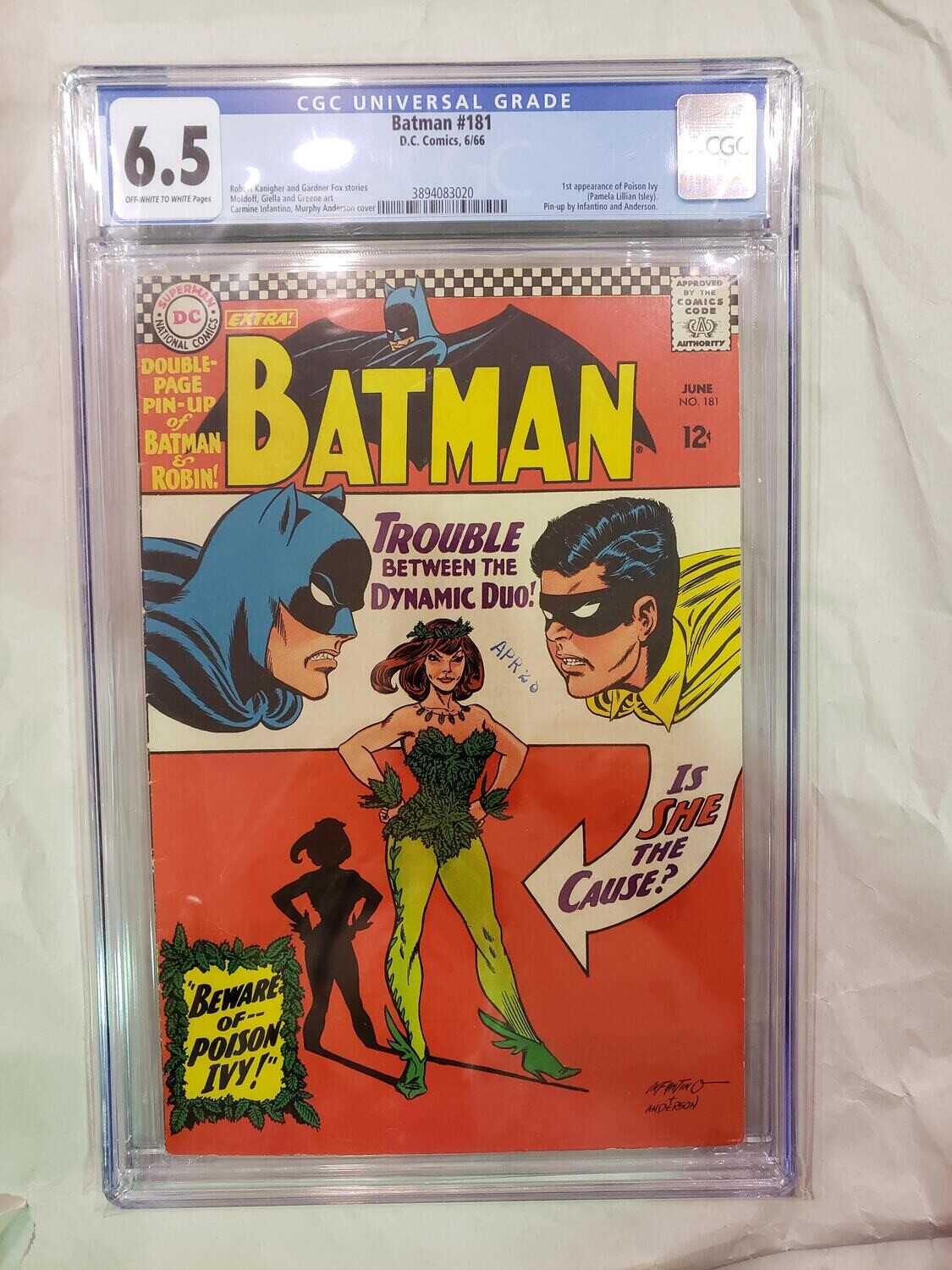 Batman #181 CGC 6.5 1st Poison Ivy!!