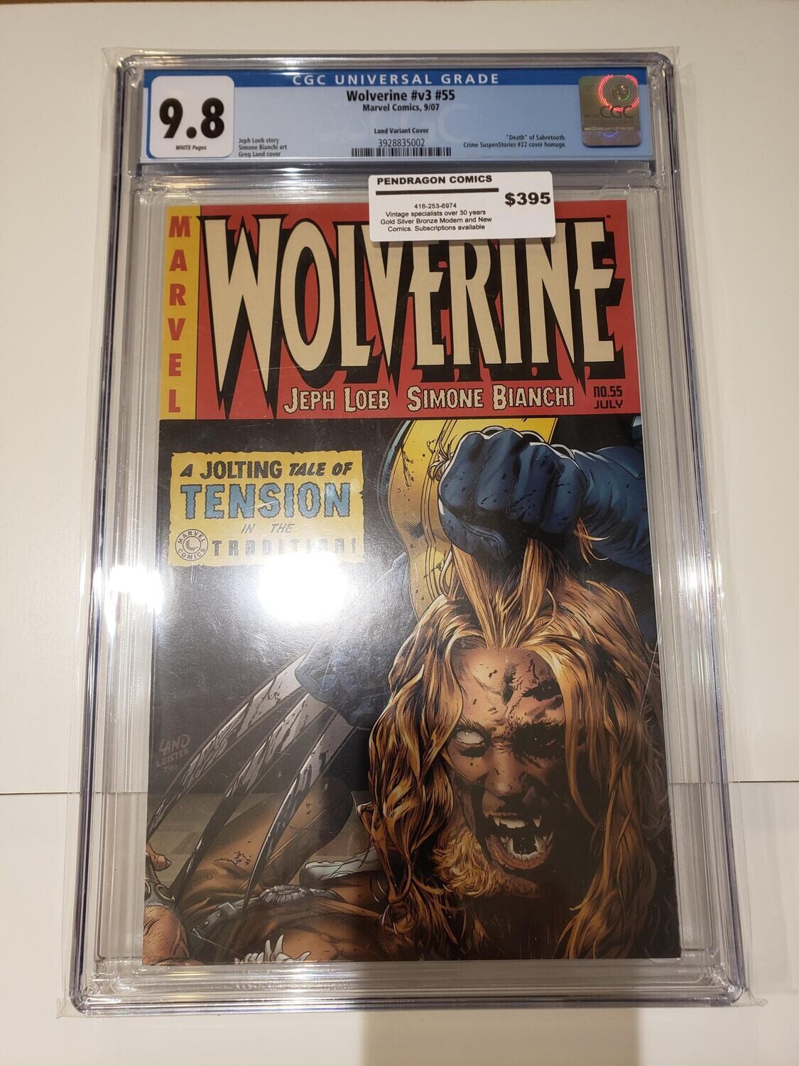 Wolverine V3. #55 CGC 9.8