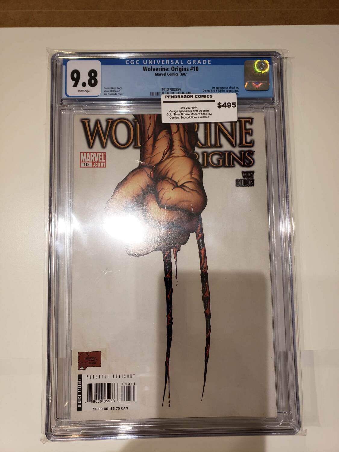 Wolverine Origins #10 CGC 9.8