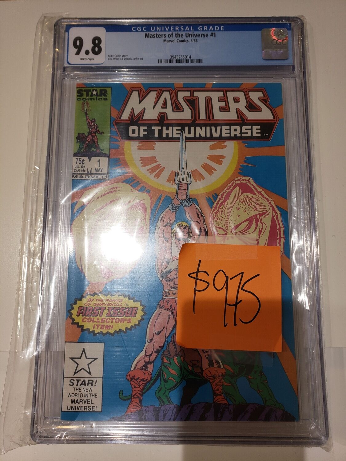 Masters Of The Universe #1 CGC 9.8