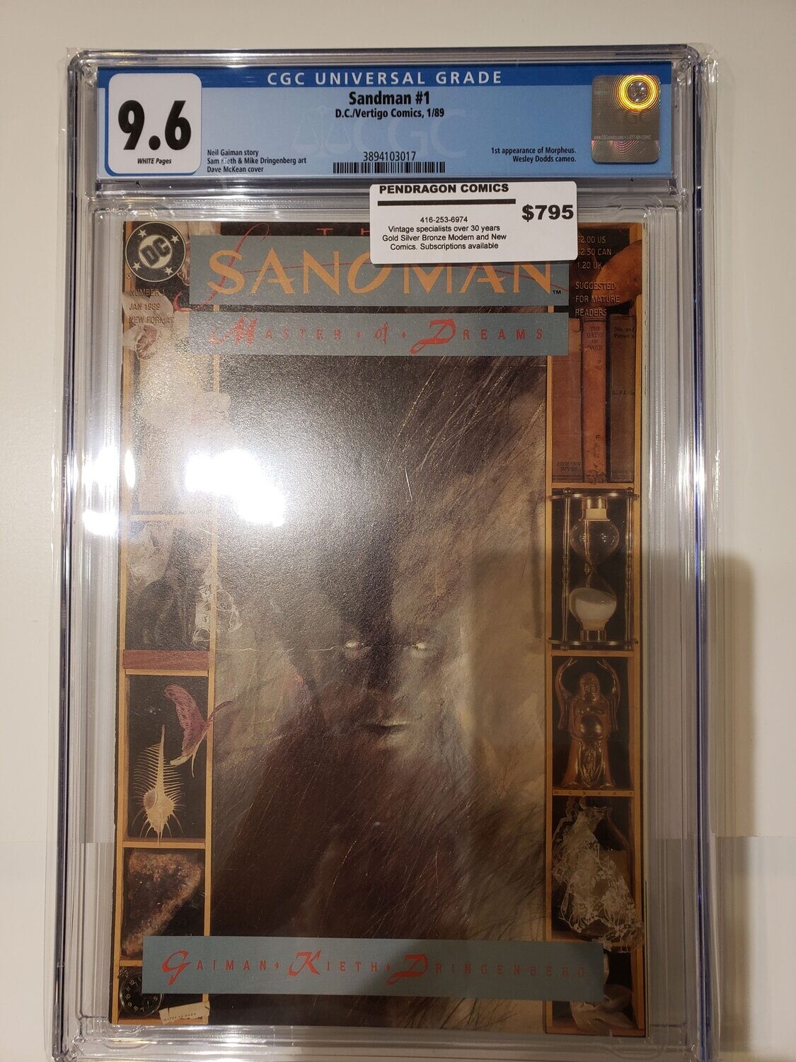 Sandman #1 CGC 9.6