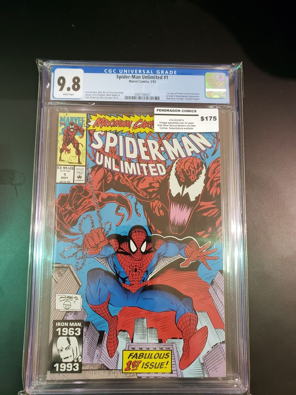 Spider-Man Unlimited #1 CGC 9.8