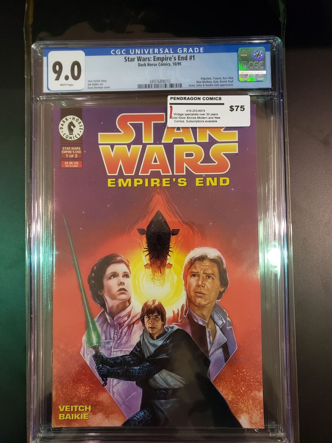 Star Wars Empires End 1 Of 2 CGC 9.0