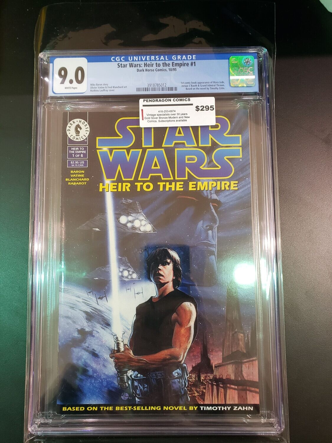 Star Wars Heir To The Empire 1 Of 6 CGC 9.0