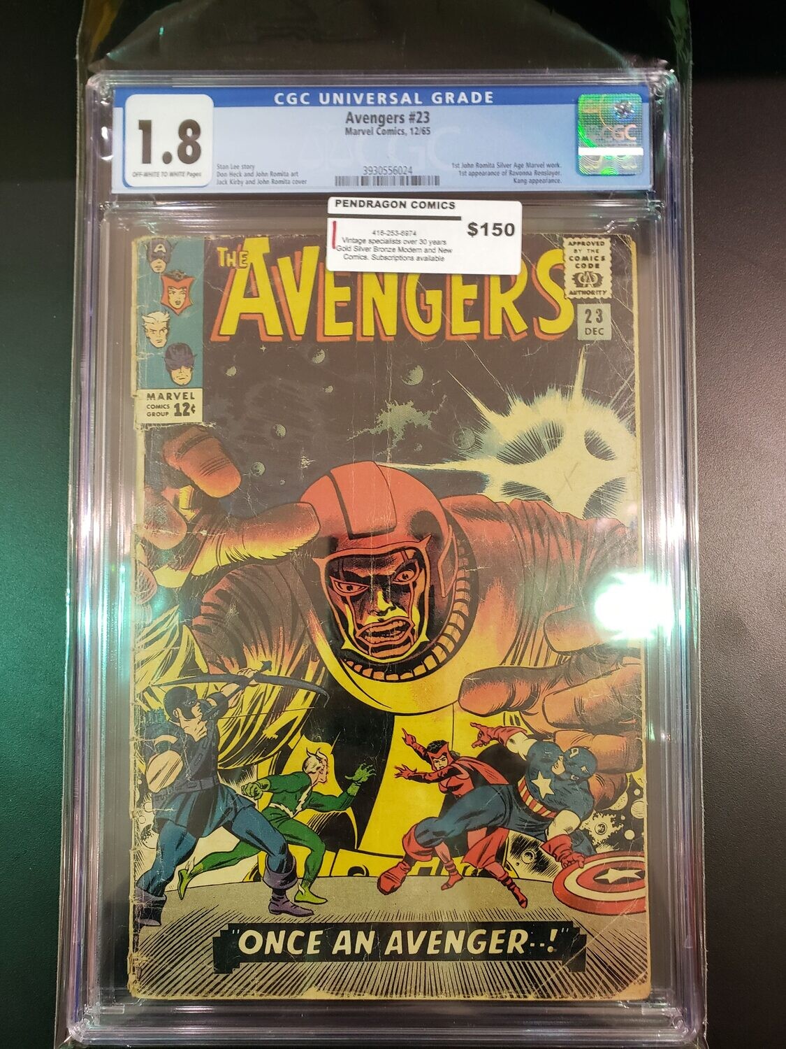 Avengers #23 CGC 1.8