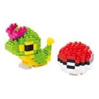 Nanoblock Pokemon Series, Caterpie &amp; Poke Ball