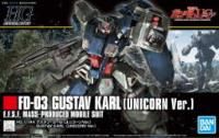 Bandai #221 Gustav Karl (UC Ver). &#39;Gundam Unicorn&#39;, Bandai HGUC 1/ 144