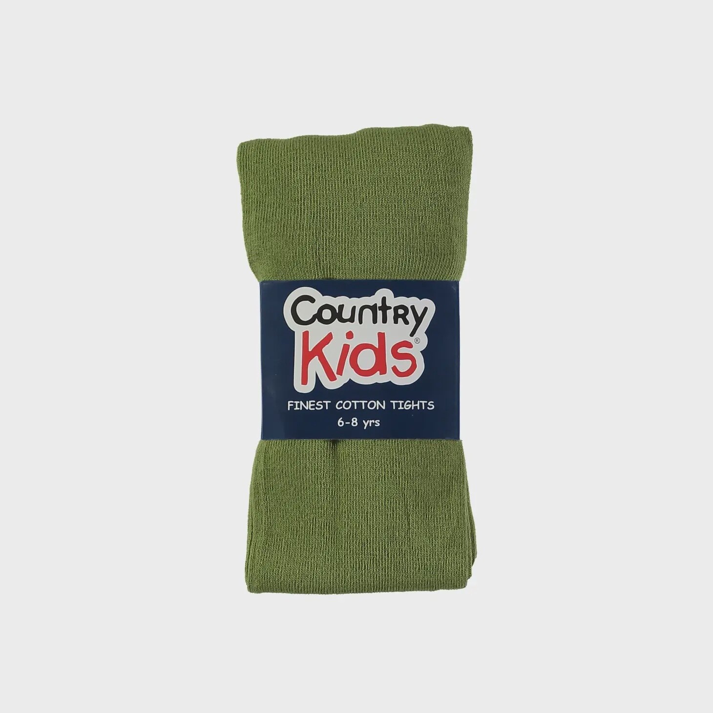 Khaki Green Cotton Tights
