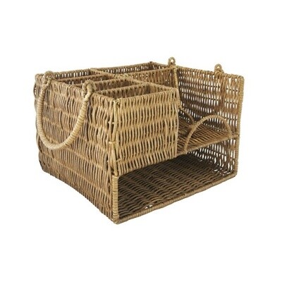 Rattan Caddy With Handles