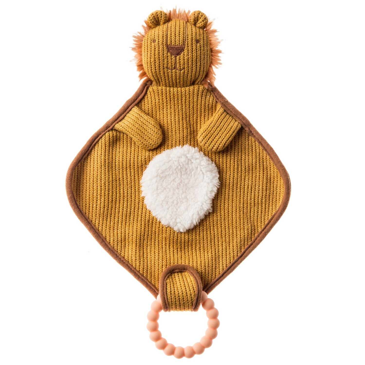 Knitted Animal Lovey, Type: Lion