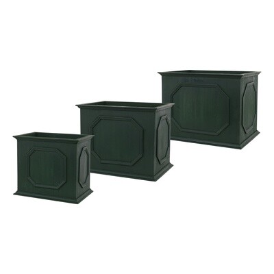 Green Wooden Planters