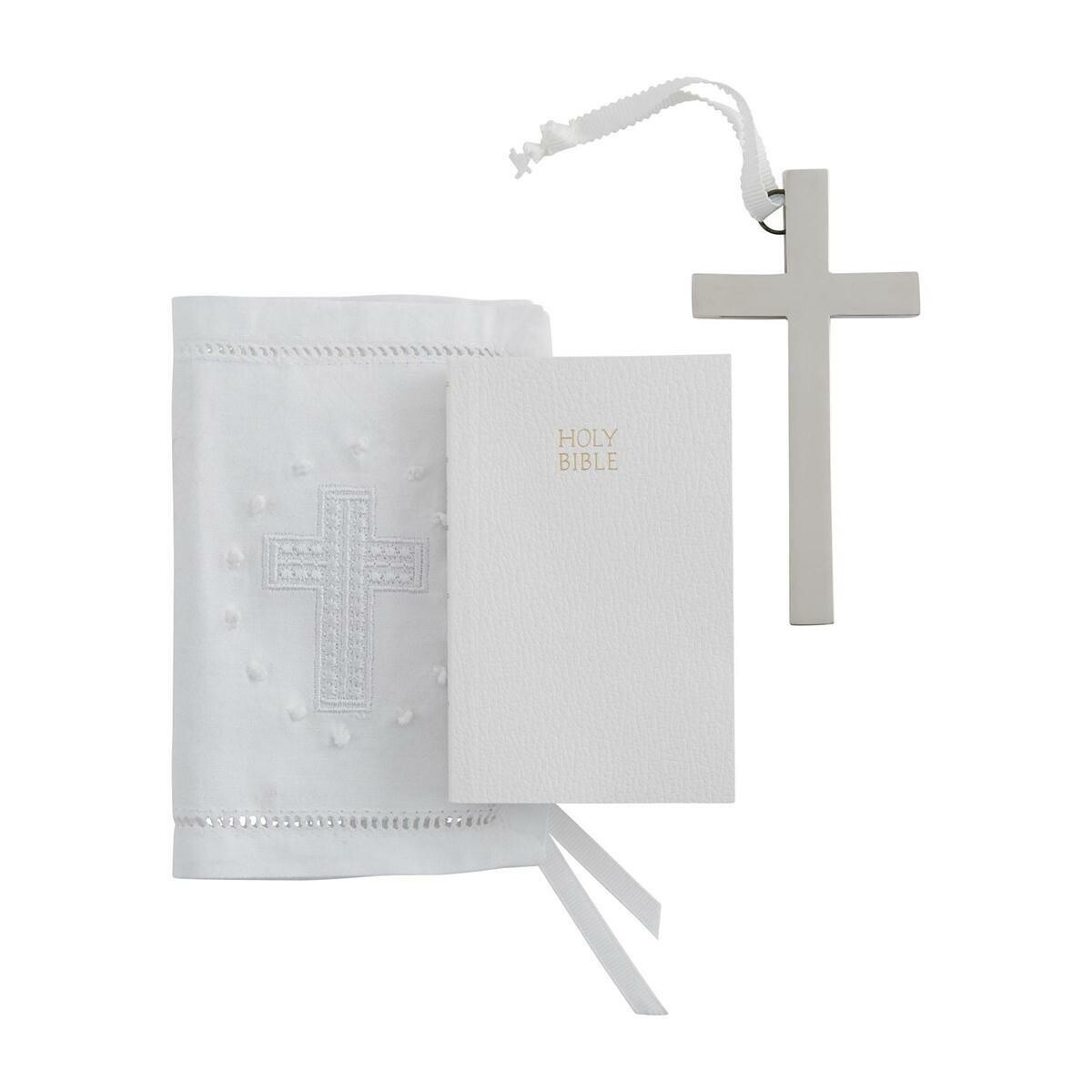 Bible Cover and Cross Set