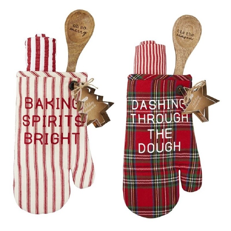 Christmas Oven Mitt Set
