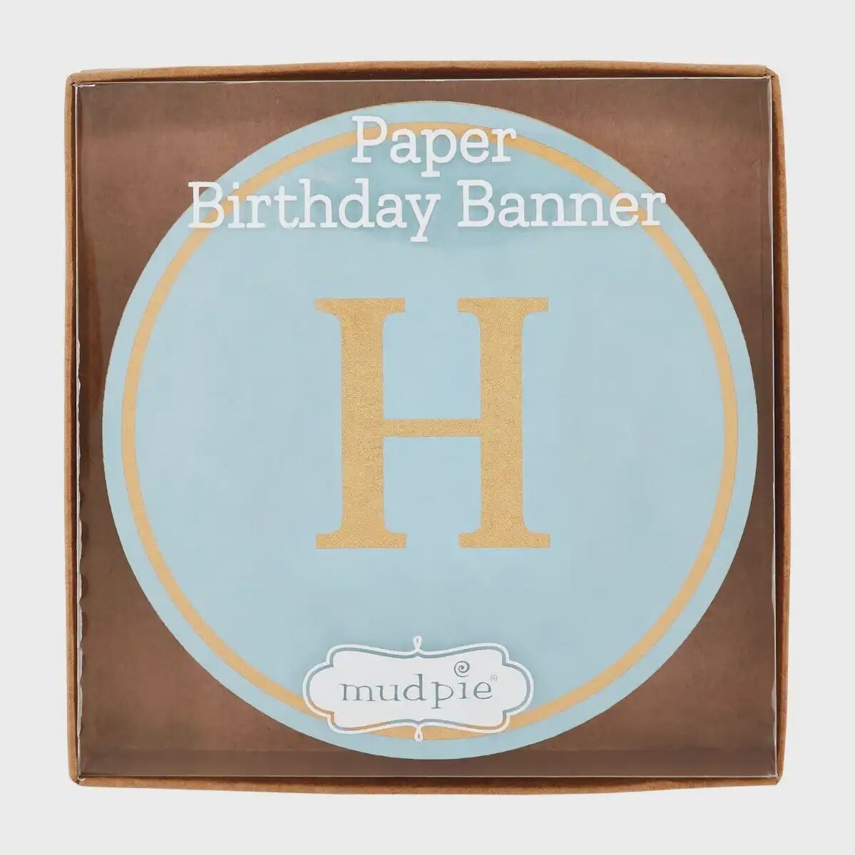 Happy Birthday Banner, Type: Blue