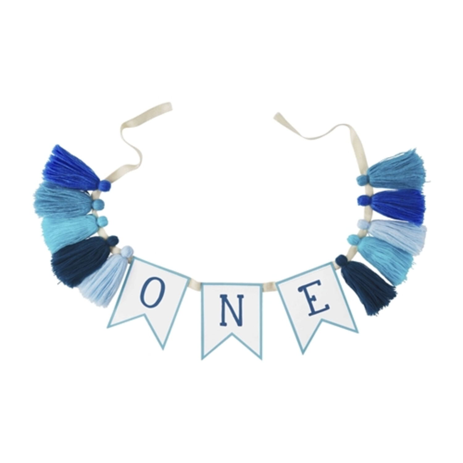 One Birthday Banner, Type: Blue