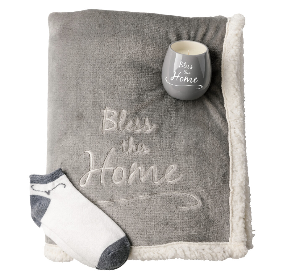 Blanket Gift Set, Type: Bless This Home