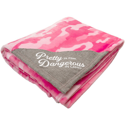 Camo Pink Blanket