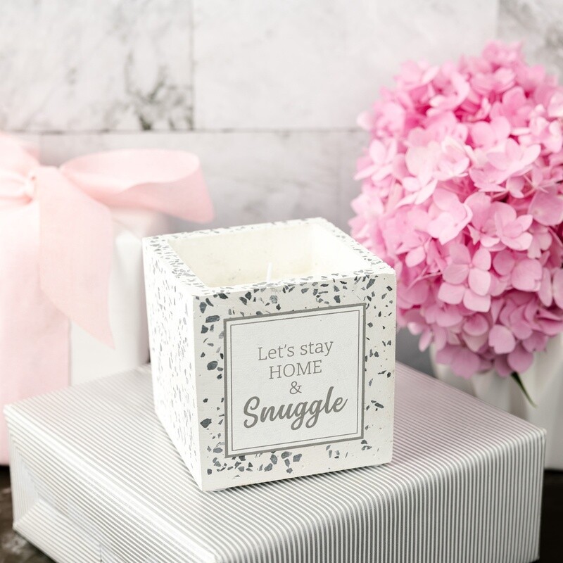 Cement Holder &amp; Candle