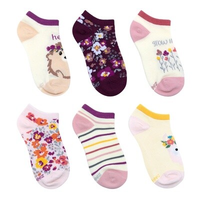 Baby Girl Set of 6 Socks