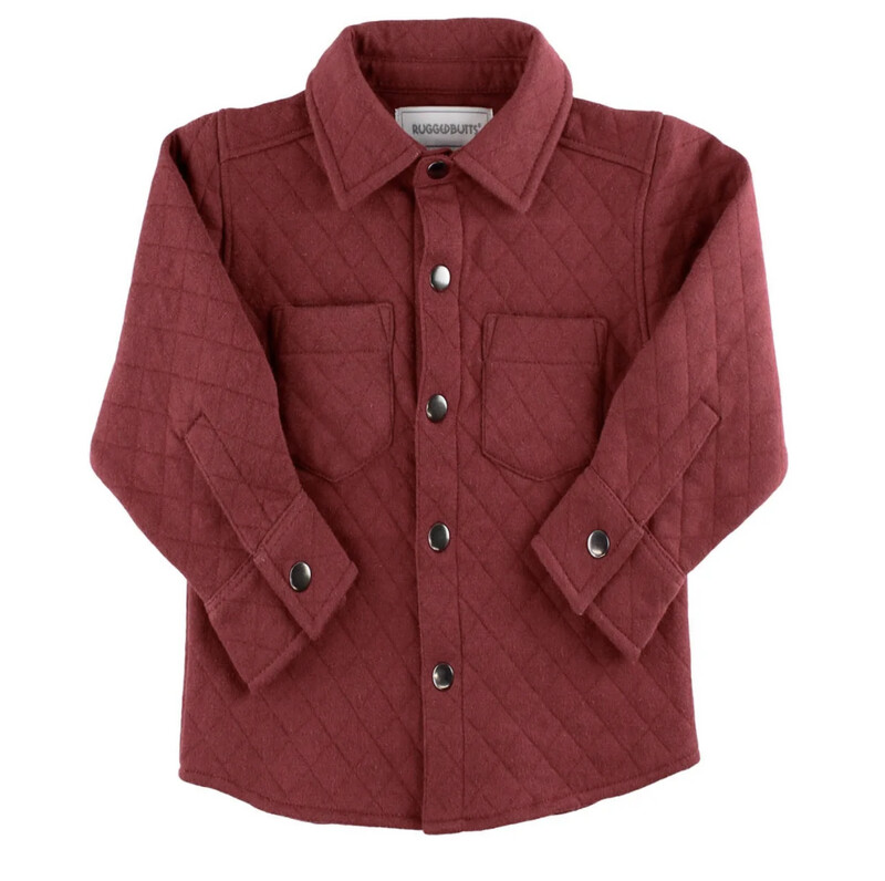 Rosewood Quilted Knit Shirt