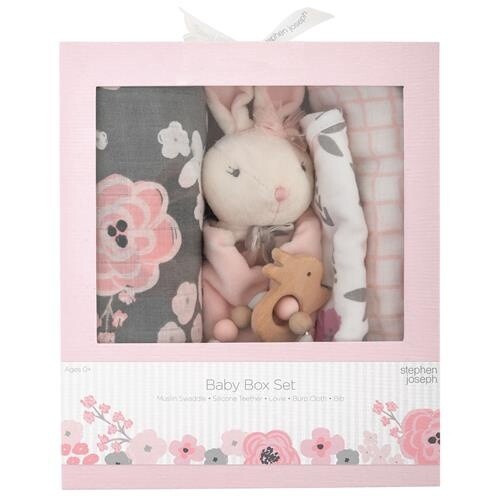 Baby Box Charcoal Flower Set
