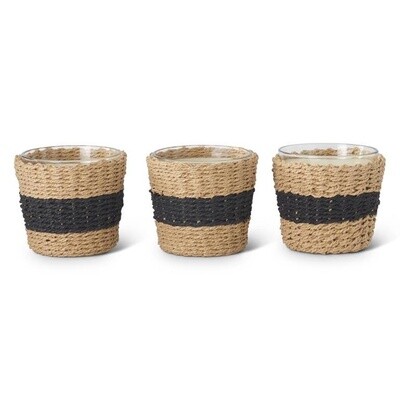 Soy Candle with Wicker Sleeve