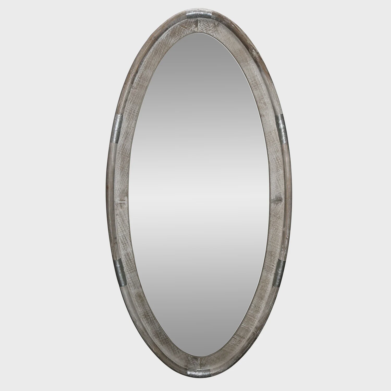 Lexington Oval Wooden Wall Mirror