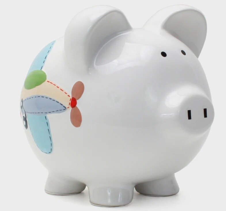 Child To Cherish Piggy Bank, Type: Airplane