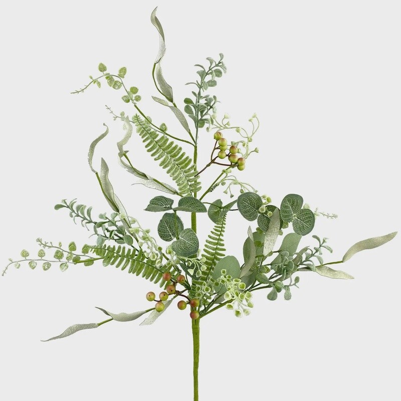 Mixed Berry Leaf Spray