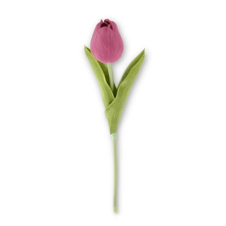 Real Touch Mini Tulip, Colour: Fuschia