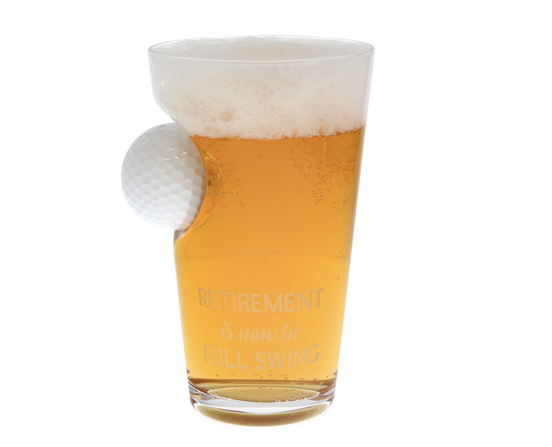 15oz Golf Ball Retired Glass