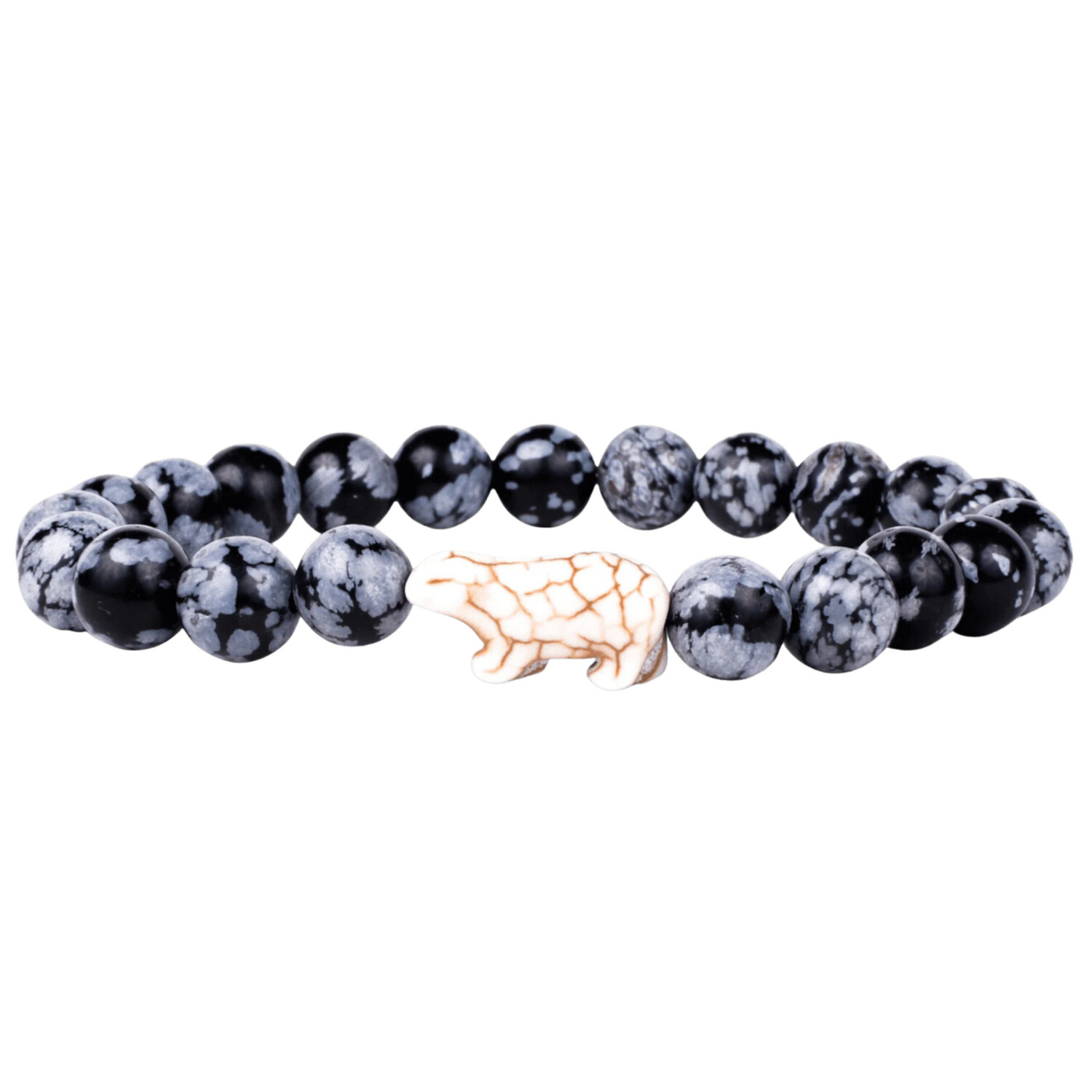 Polar Bear Tracking Bracelet, Type: Papillae Stone