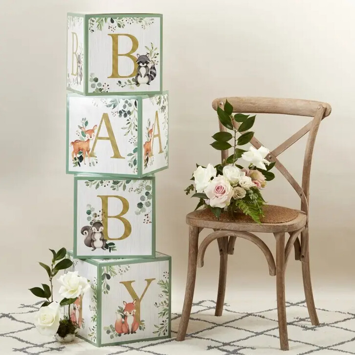 Woodland Baby Block Box Set