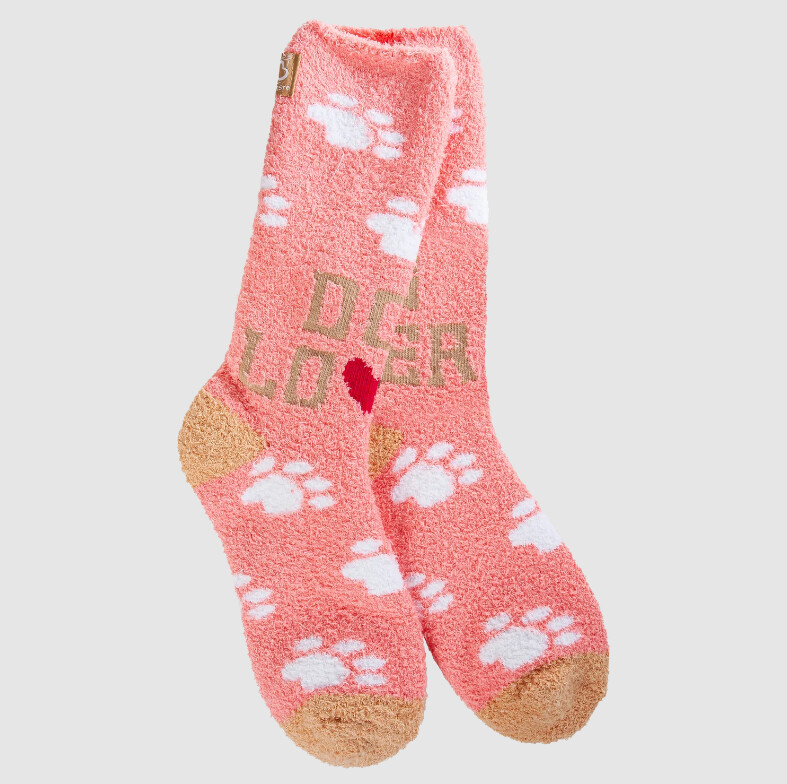 World Softest Socks Patterned Cozy Collection, Name: Dog Lover