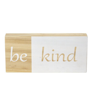 Be Kind Block Sign