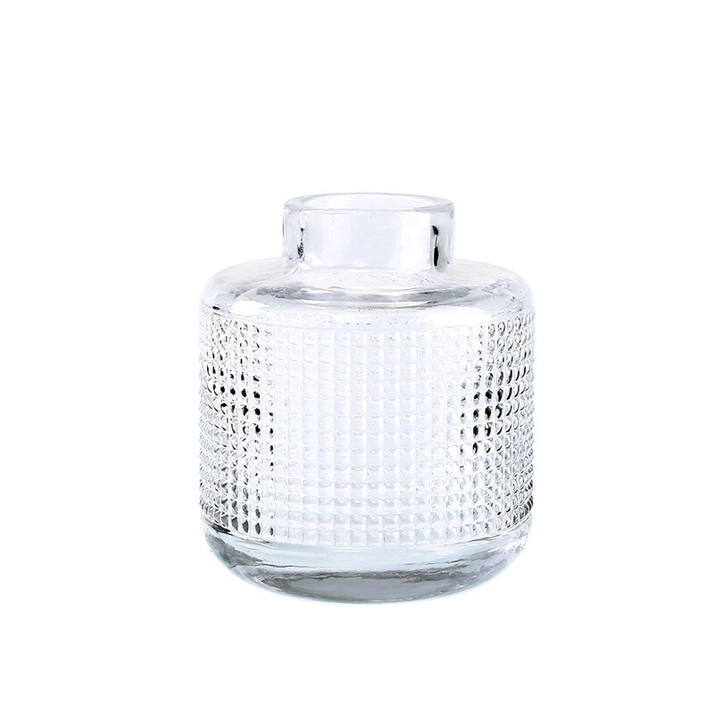 Textured Glass Vase