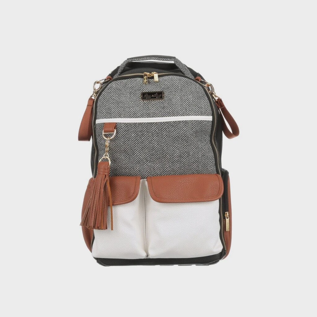 Itzy Ritzy Boss Backpack, Colour: Coffee &amp; Cream
