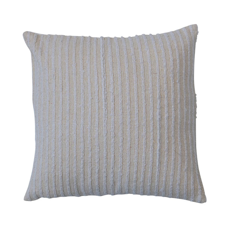 Stripes &amp; Gold Thread Pillow