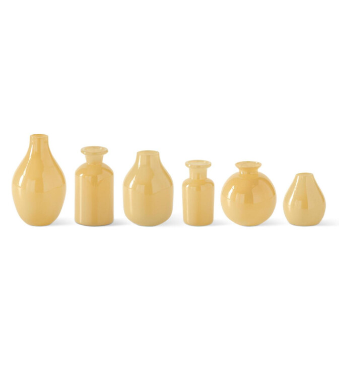 Yellow Glass Vases