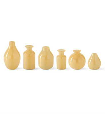 Yellow Glass Vases